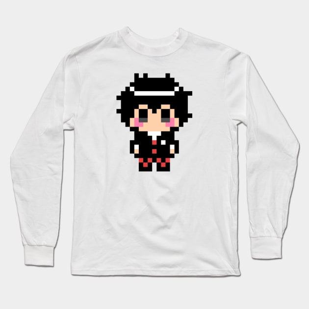 Persona 5 Joker 8-Bit Pixel Art Character Long Sleeve T-Shirt by StebopDesigns